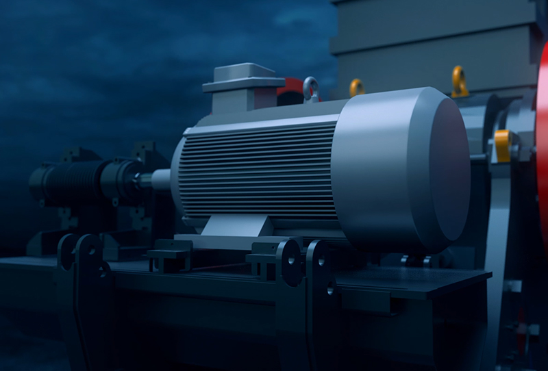 
	Integral motor bracket
